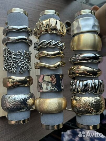 Браслет кафф твердый шнурок шпинель с жемчугом