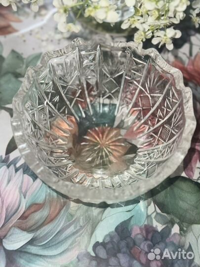 Ваза хрусталь