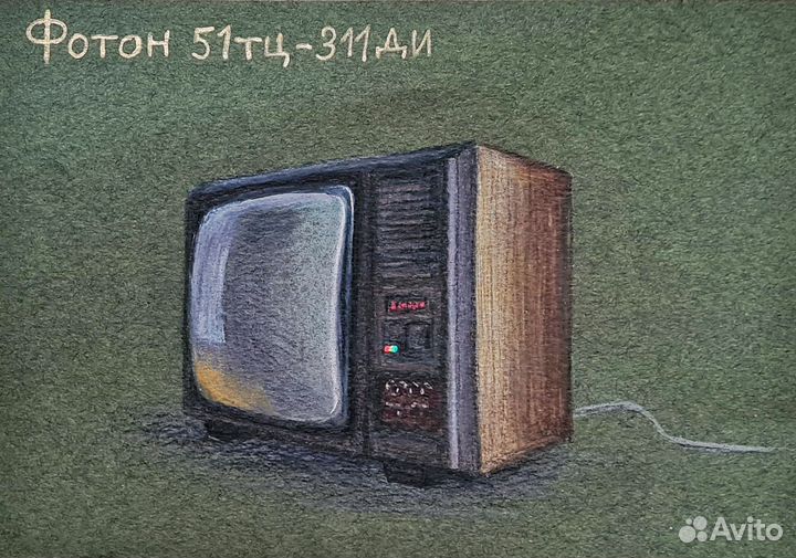 Рисую на заказ советские телевизоры