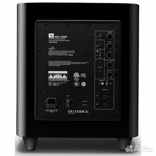 Сабвуфер JBL HDI 1200P Black