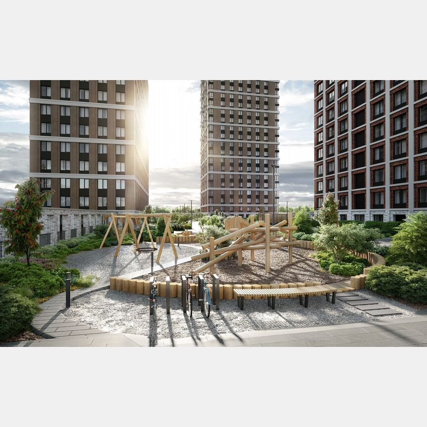 2-к. квартира, 58,3 м², 4/15 эт.