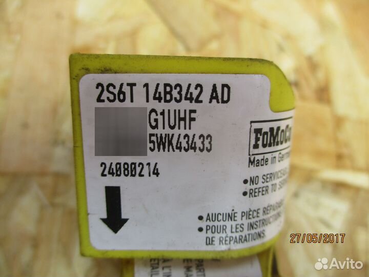 Датчик удара Форд Фьюжн 2008г