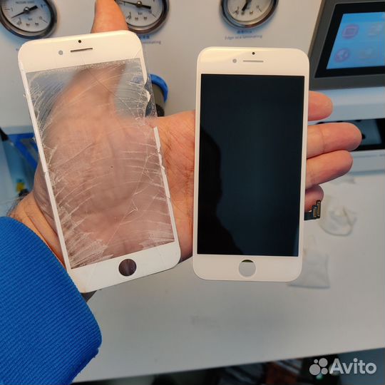 Переклейка стекла iPhone и Samsung