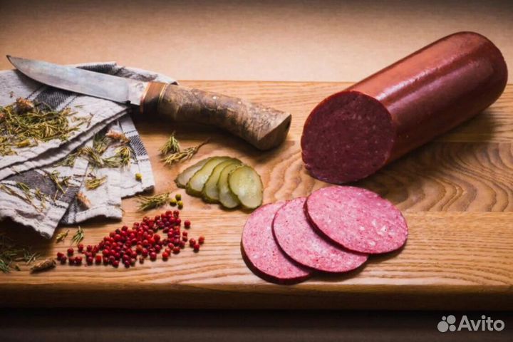 Колбаса из мяса лося