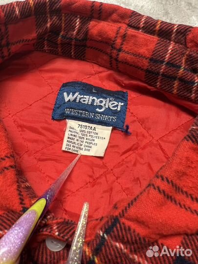 Утепленная рубашка Wrangler Vintage оригинал