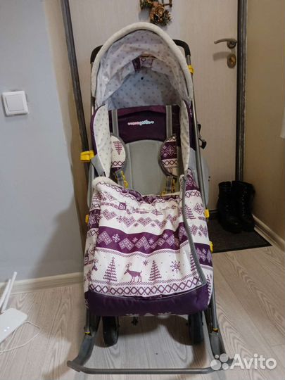 Санки коляска ника