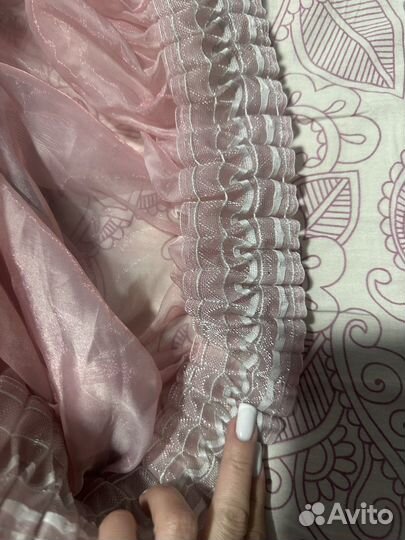 Тюль огромная цельная без дыр