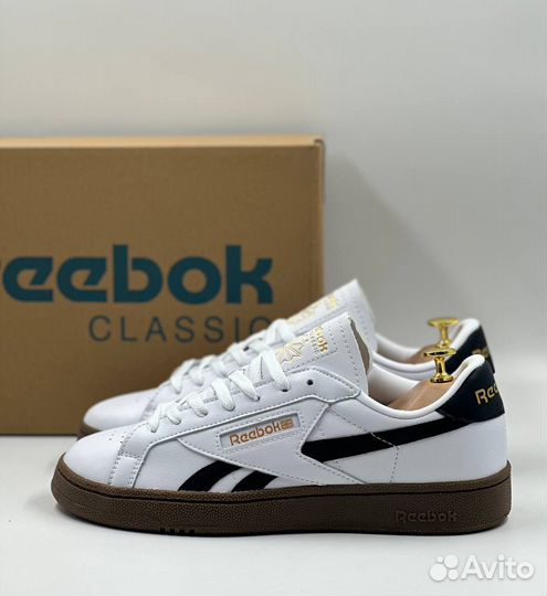 Кеды белые reebok classic