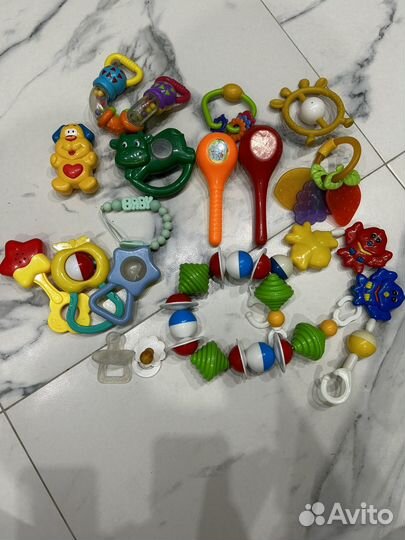 Игрушки погремушки пакетом