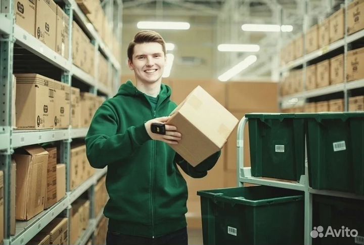 Еженедельная оплата.Комплектовщик на склад.Мытищи