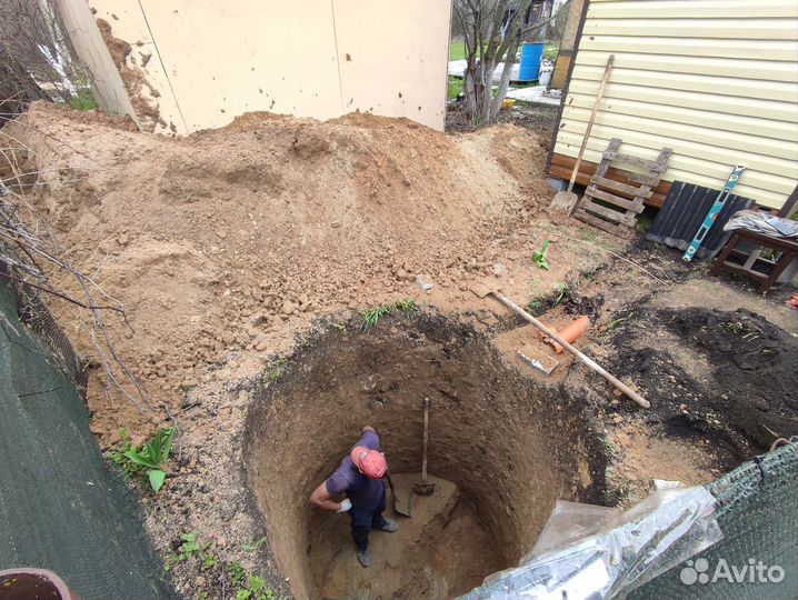 Септик под ключ/Перелив/Канализация/Сливная яма