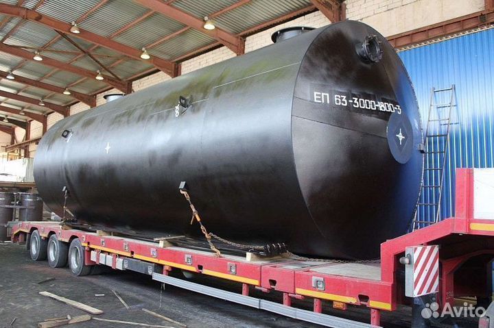 Резервуар горизонтальный стальной ргс-150 кубов