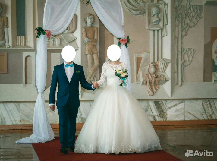 Свадебное платье 44-46
