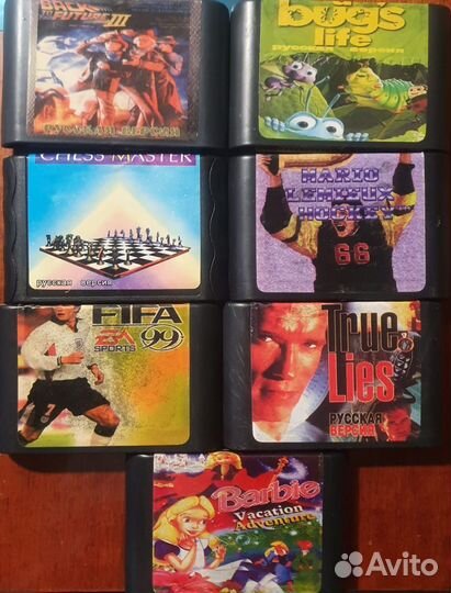 Картриджи sega