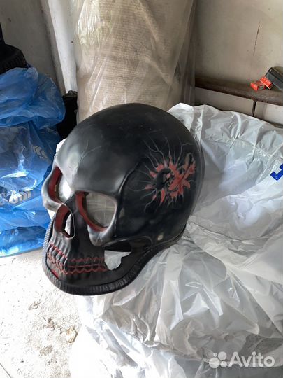 Шлем череп для мотоцикла, квадроцикла