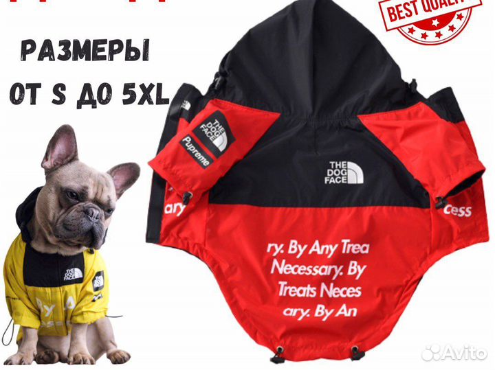 Новая Ветровка-куртка для собак