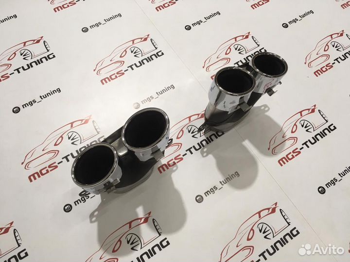 Насадки на выхлоп Mercedes E53 Chrome