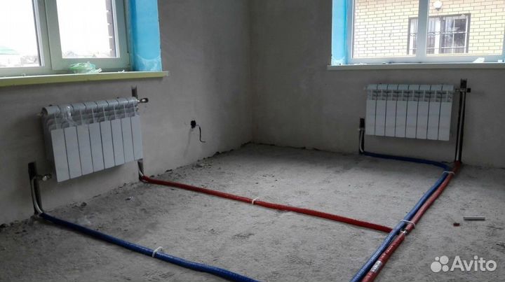 Монтаж систем отопления, водоснабжения. Под ключ