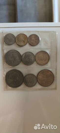 Монеты Великобритании и остров Кука