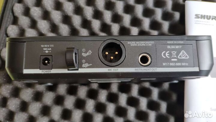 Радиосистема с микрофоном Shure blx24 sm58 m17