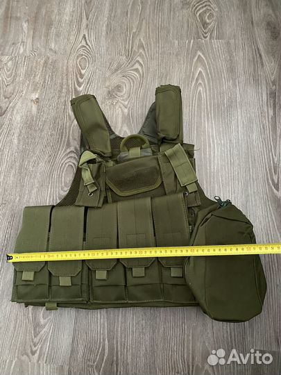 Разгрузка тактическая, плитник, 6 карманов