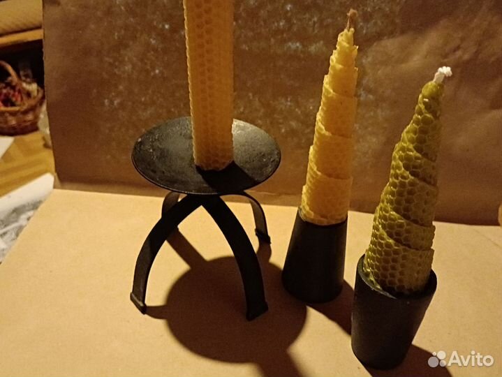 Подсвечники металлические IKEA