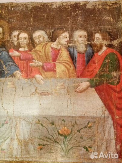 Холст. Тайное Вечерние. 19век