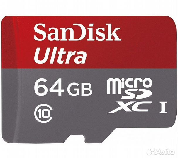 Карта памяти SanDisk microsdxc Ultra Class 10 UHS