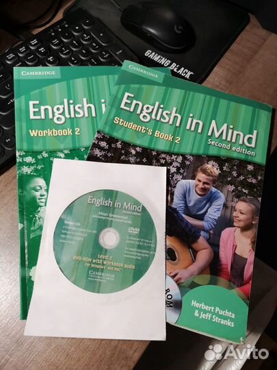 Учебник, рабочая тетрадь, диск English in Mind