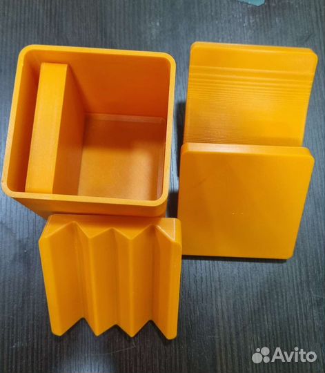 Форма для бомбочек 3д. Куб 7см с выталкивателями