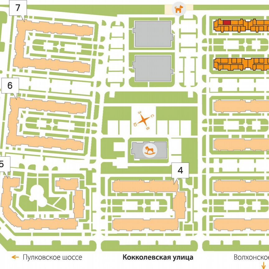 2-к. квартира, 56,1 м², 3/5 эт.