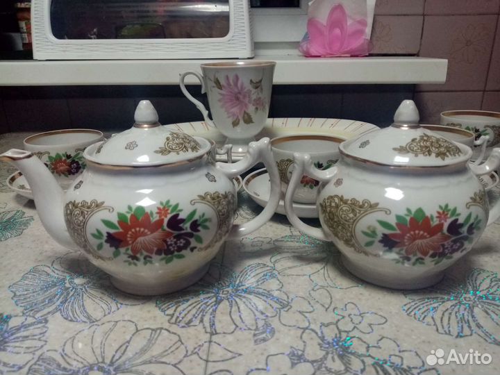 Фарфоровый чайный сервиз СССР