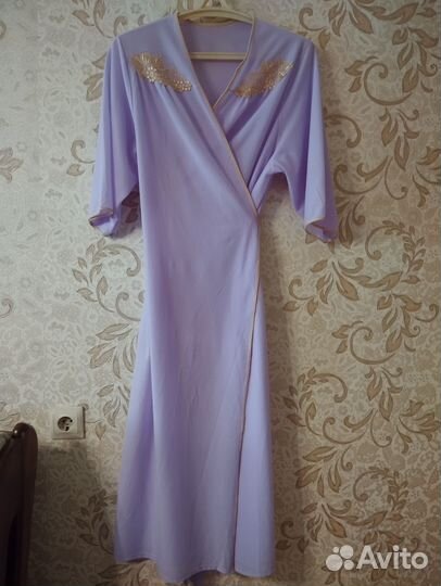 Халат женский новый с запахом, полиамид