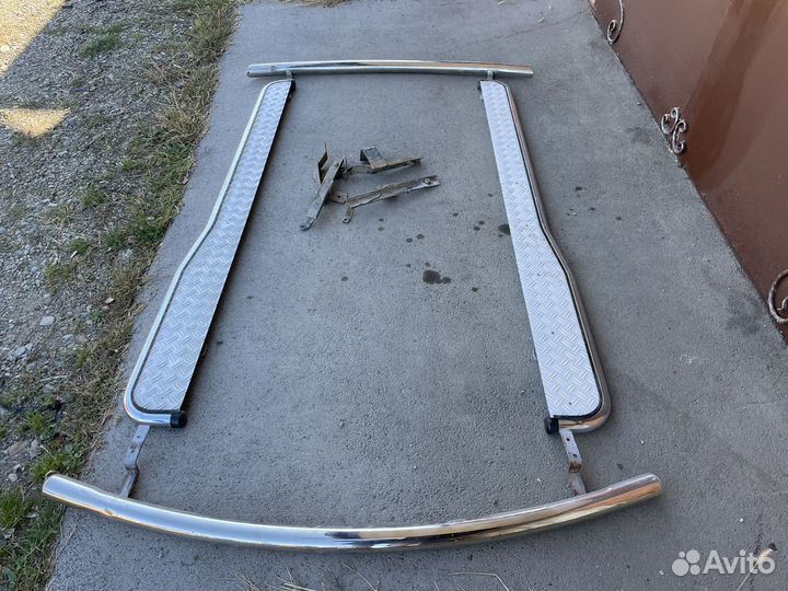 Подножк пороги на volkswagen tuareg1