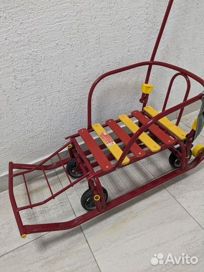 Детские санки с колесами