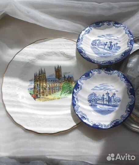 Тарелки Англия, Швеция, СССР 1950-90-х