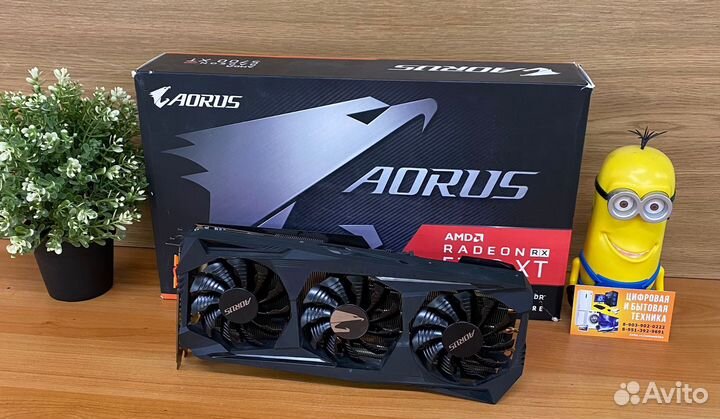 Видеокарта PCI-E Gigabyte AMD Radeon RX 5700 XT ao