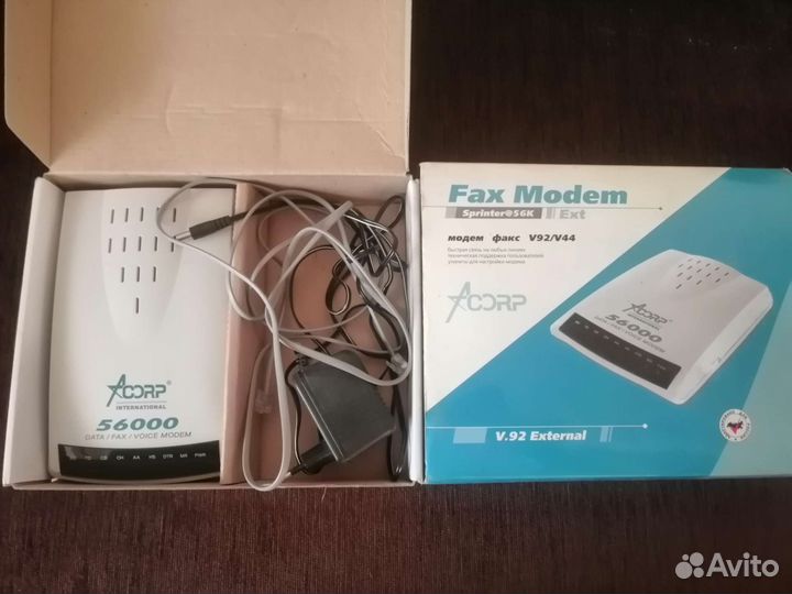 Факс/модем Acorp 56000 Sprinter56K Ext