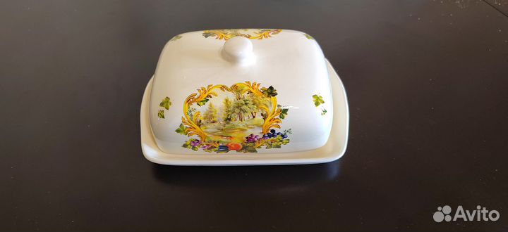 Масленка керамическая