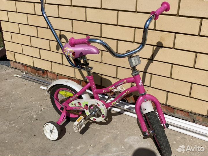 Детский велосипед с родительской ручкой