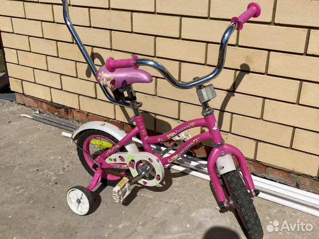 Детский велосипед с родительской ручкой