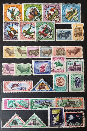 Марки Монголии (1924-1959, 1979-1983), часть №3