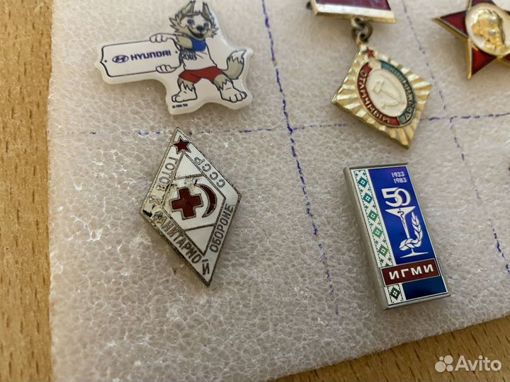 Знаки СССР готов гсо Ленин членский дружинник 9 шт