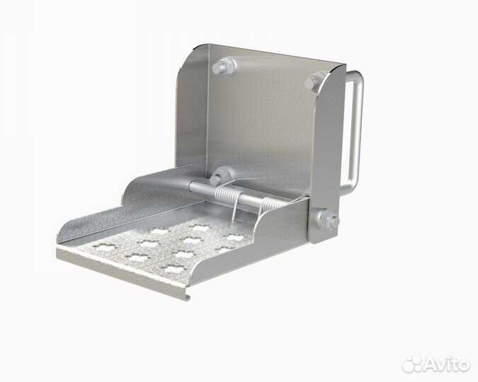 Подножка складная для лодочного прицепа / практик