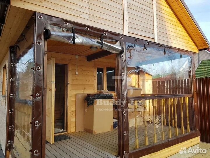 Мягкие окна для террас