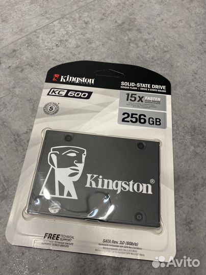 Ssd диск Kingston KC600 256 gb / 512 gb / 1 tb