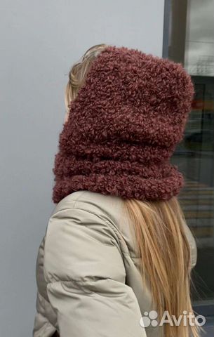 Шапка женская капор шапка капюшон