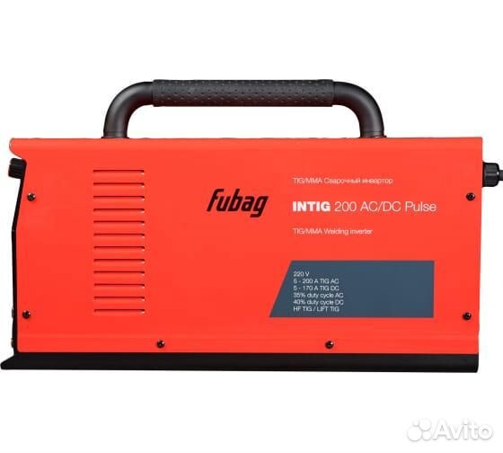 Сварочный инвертор Fubag InTig 200 AC/DC Pulse