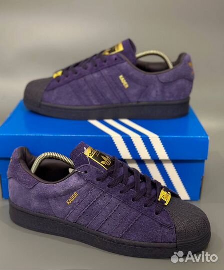 Кроссовки Adidas Superstar x Kader Sylla “Dark Pur