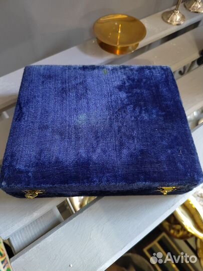 Комплект 6 Винтажных Посеребренных Рюмок